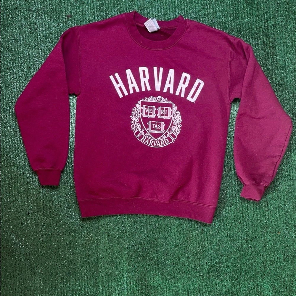 Harvard Burgundy Crewneck Sweater